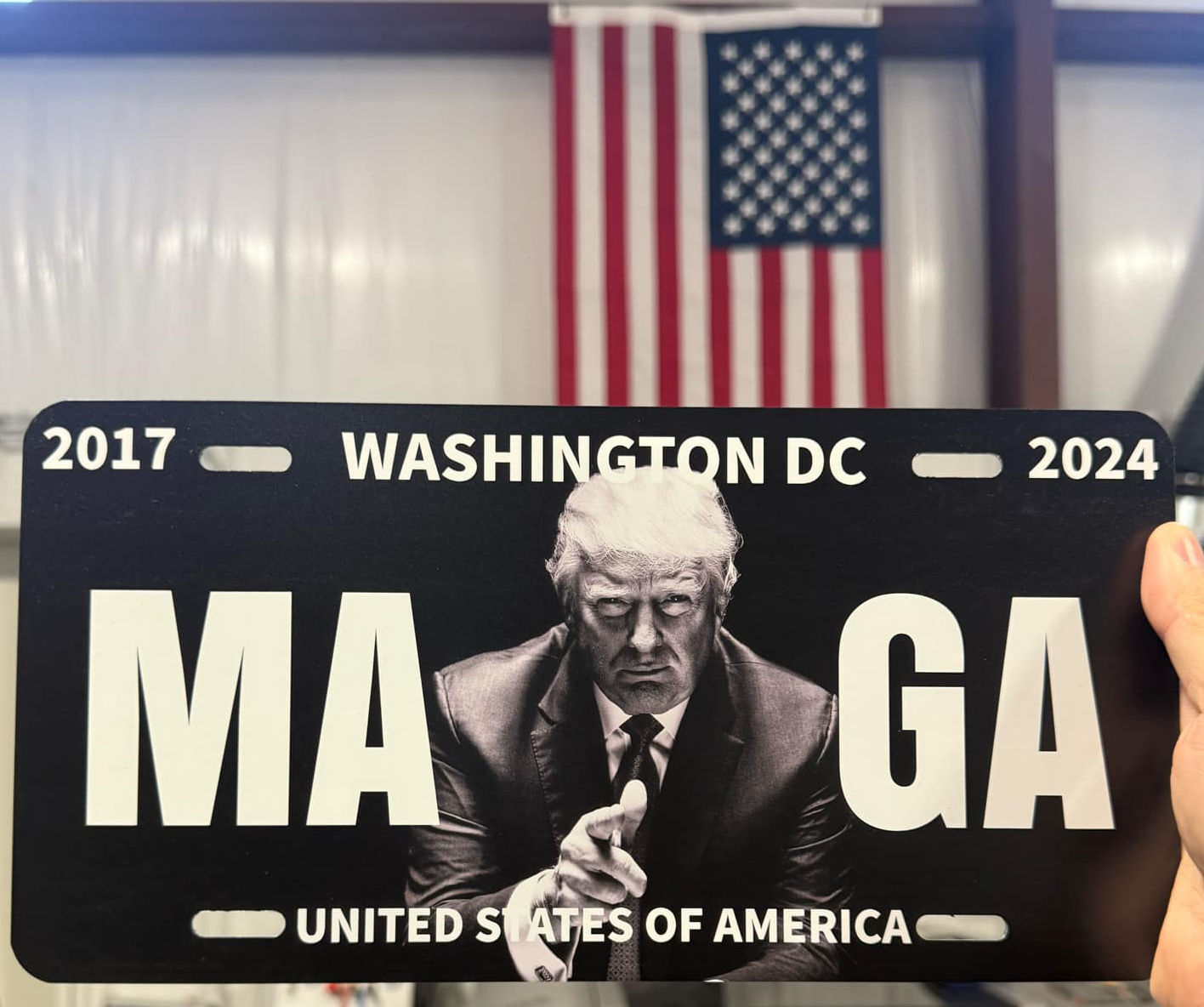 MAGA Vanity License Plate