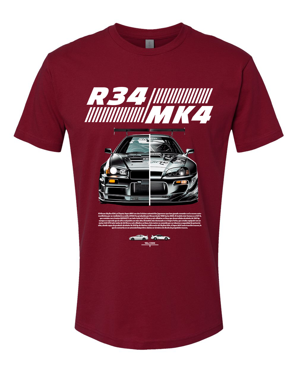 R34 vs. MK4 T-Shirt