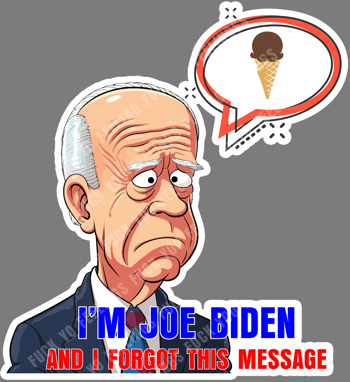 Forgot this Message Sticker