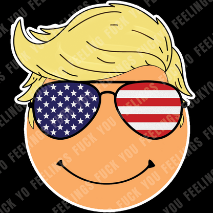 Trump Smiley Sticker