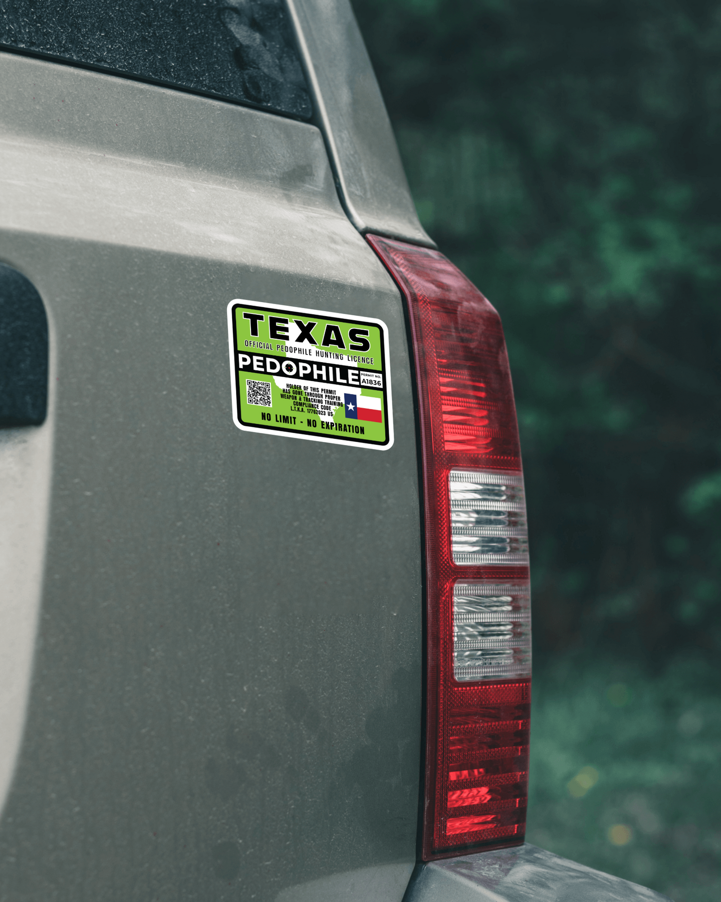 TX Permit Sticker